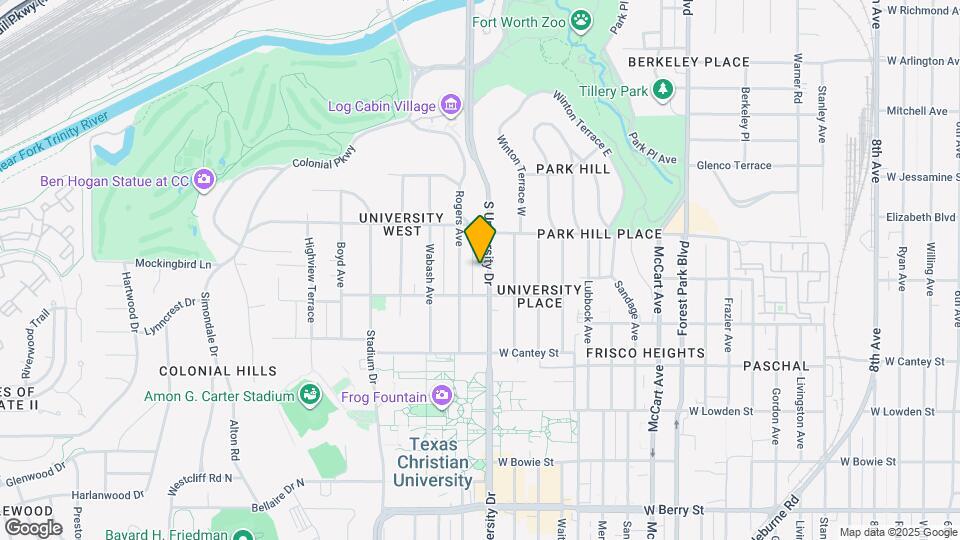 2544 S University Dr Map and Location Details