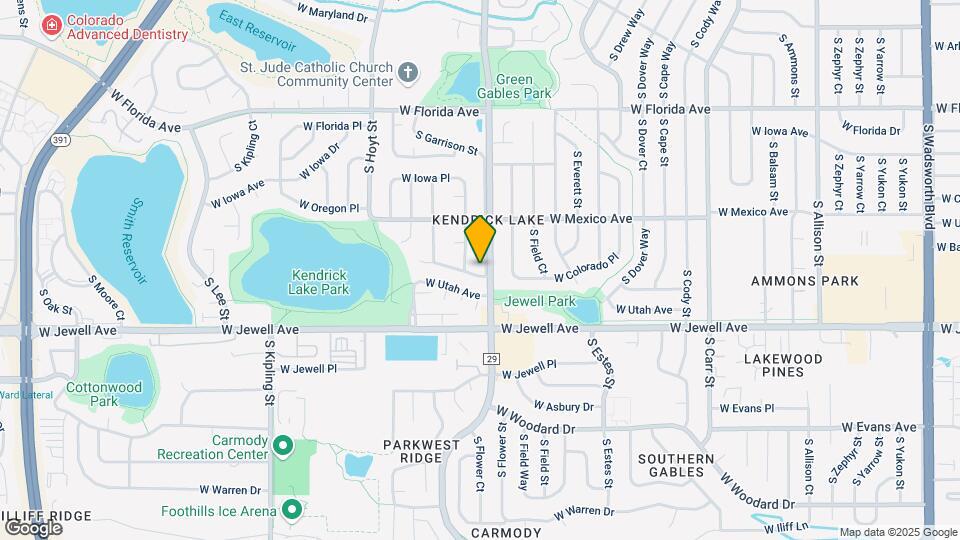 1789 S Garrison St Map and Location Details