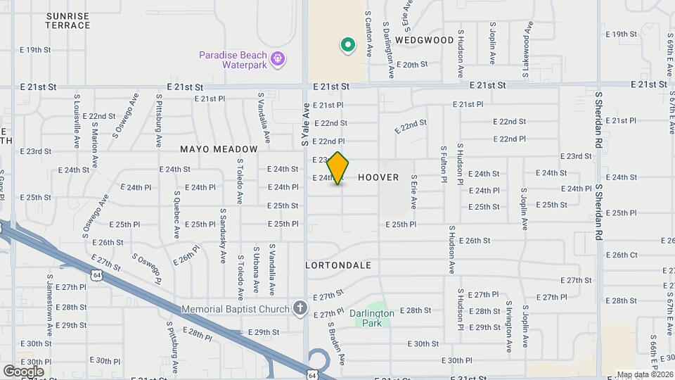 4945 E 25th St Map and Location Details