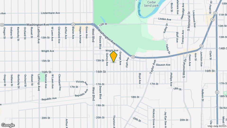 1518 Thurston Ave, Unit Lower Map and Location Details