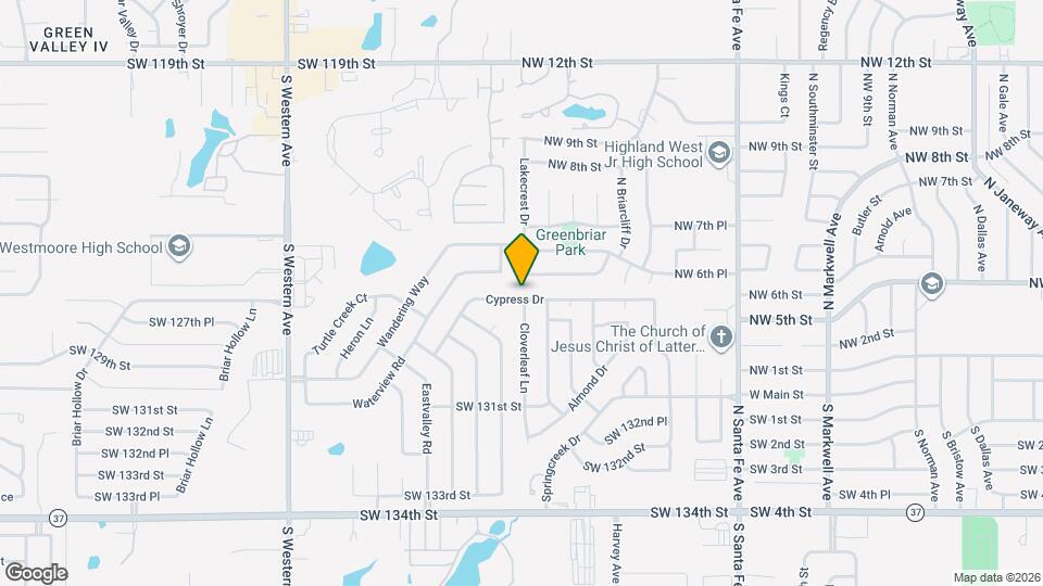 417 Cypress Dr Map and Location Details