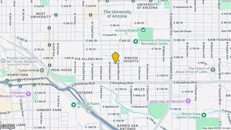 1135-1143 E 9th St Map and Location Details