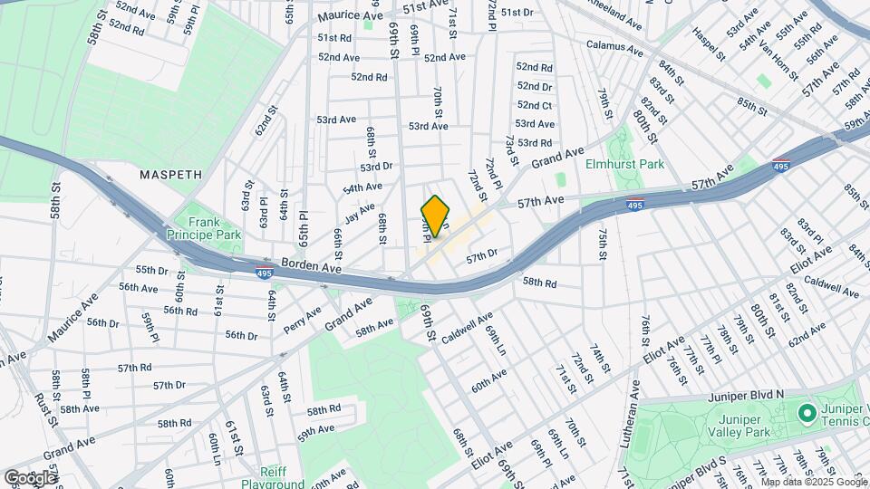 69-45 Grand Ave Mapa y Detalles de la Ubicación