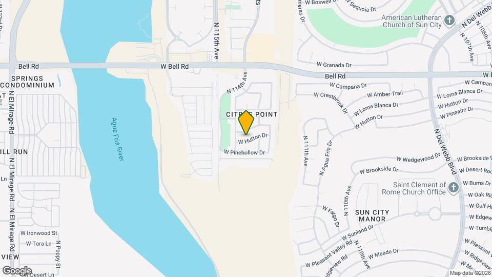 11402 W Hutton Dr Map and Location Details