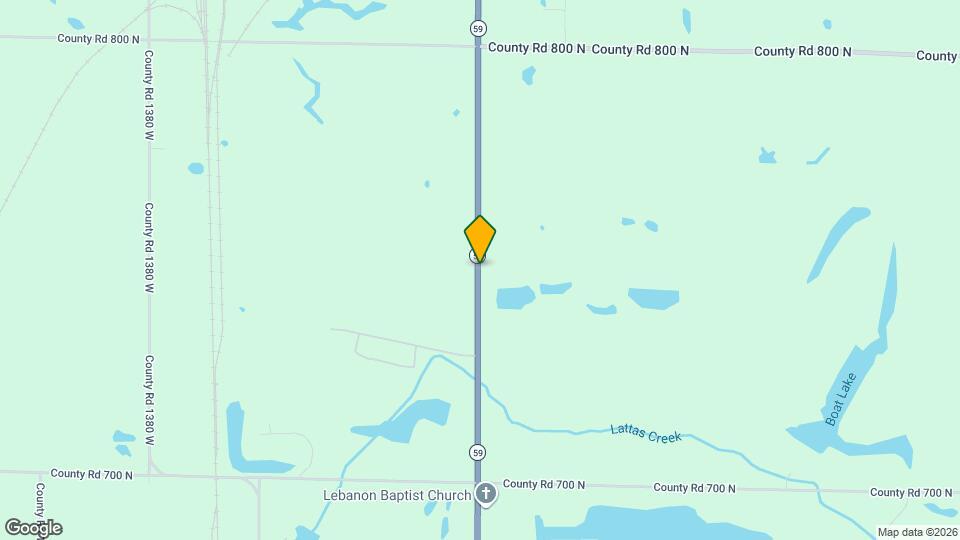 7452 IN-59 Map and Location Details