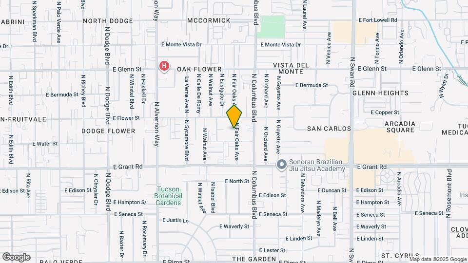2525 N Fair Oaks Ave Map and Location Details