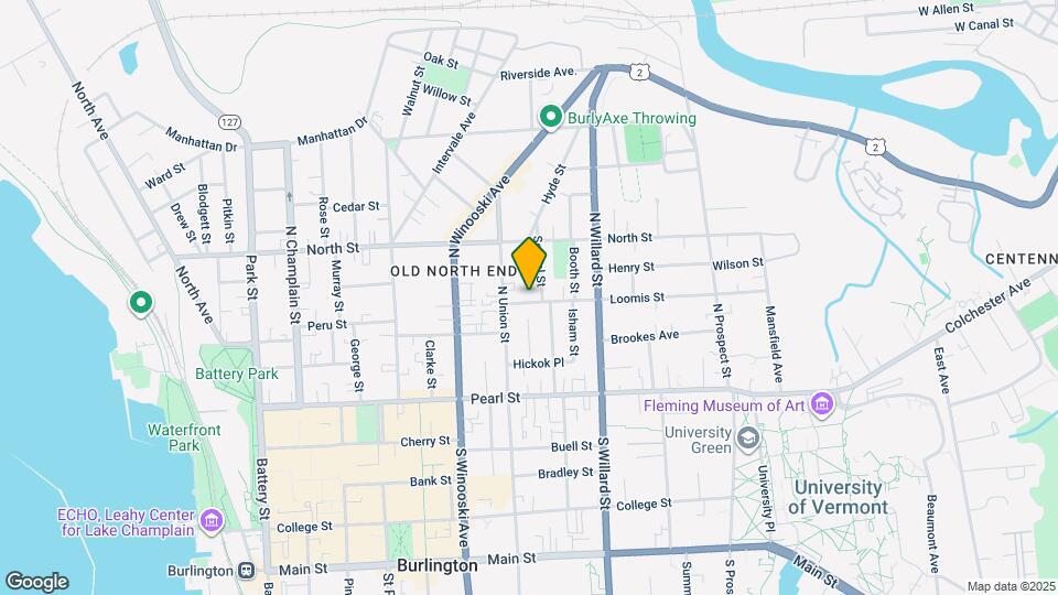 24 Loomis St, Unit 5 Map and Location Details