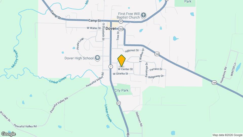 44 W Center St Map and Location Details