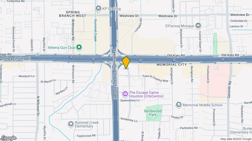 909 Town and Country Blvd Map and Location Details