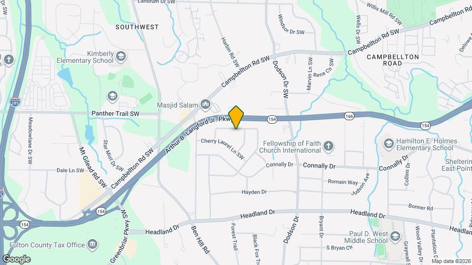 2579 Bonnybrook Dr SW Map and Location Details