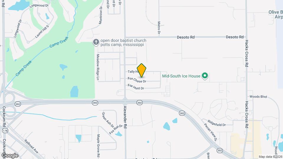 10104 Fox Chase Dr Map and Location Details