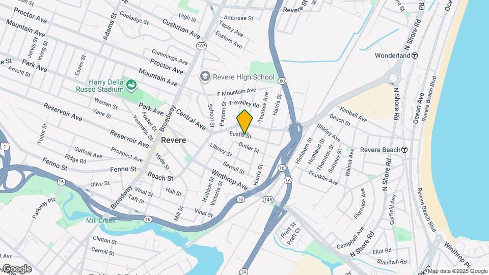 98 Eustis St Map and Location Details