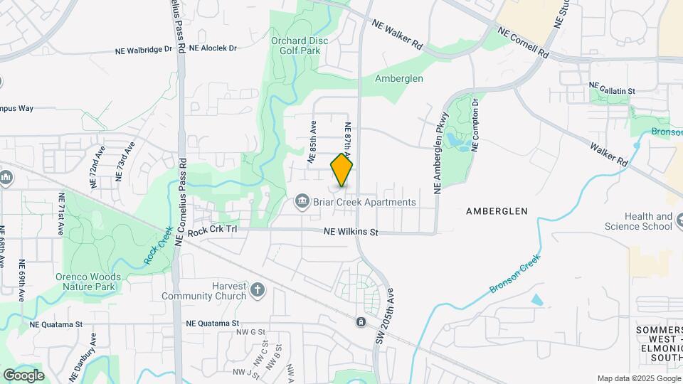 8686 NE Hyde Park Ln Map and Location Details