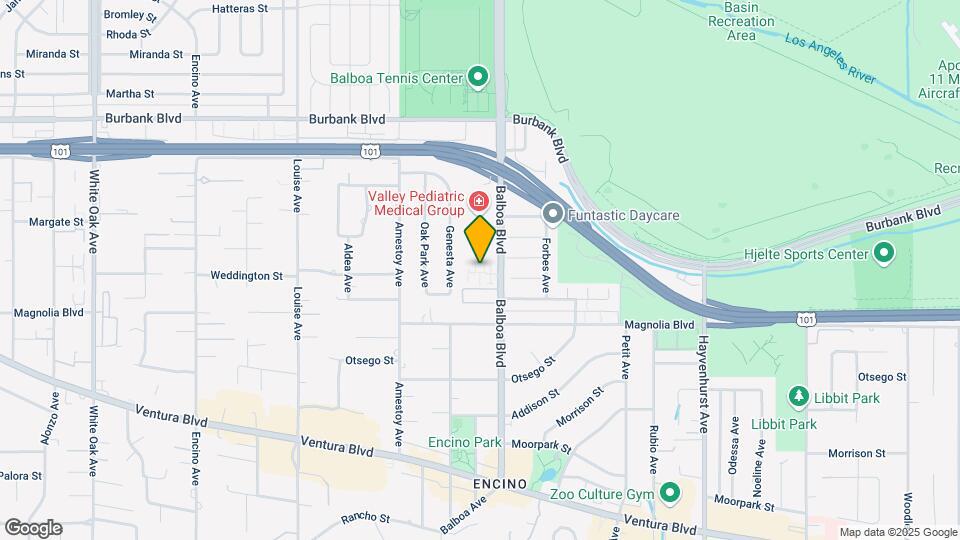 5301 Balboa Blvd Map and Location Details