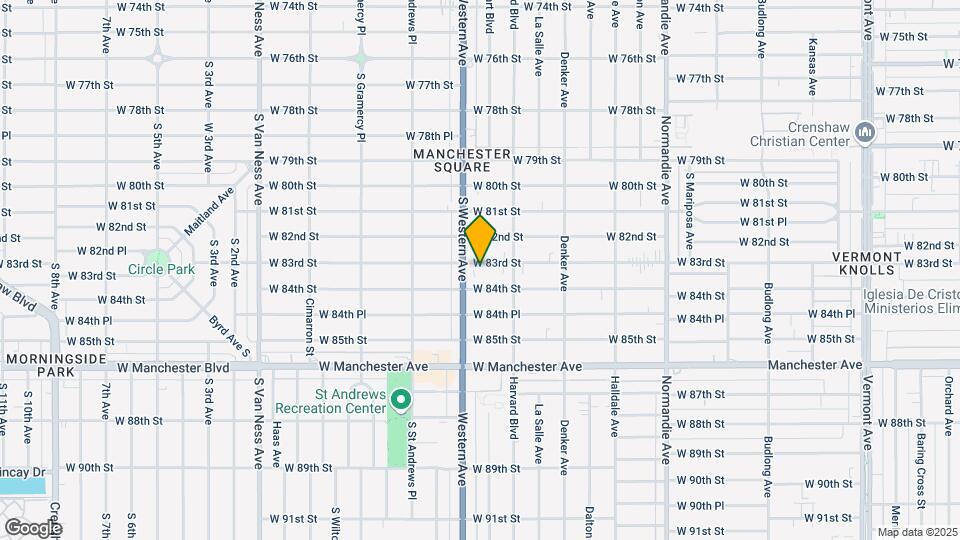 1742 W 83rd St Map and Location Details
