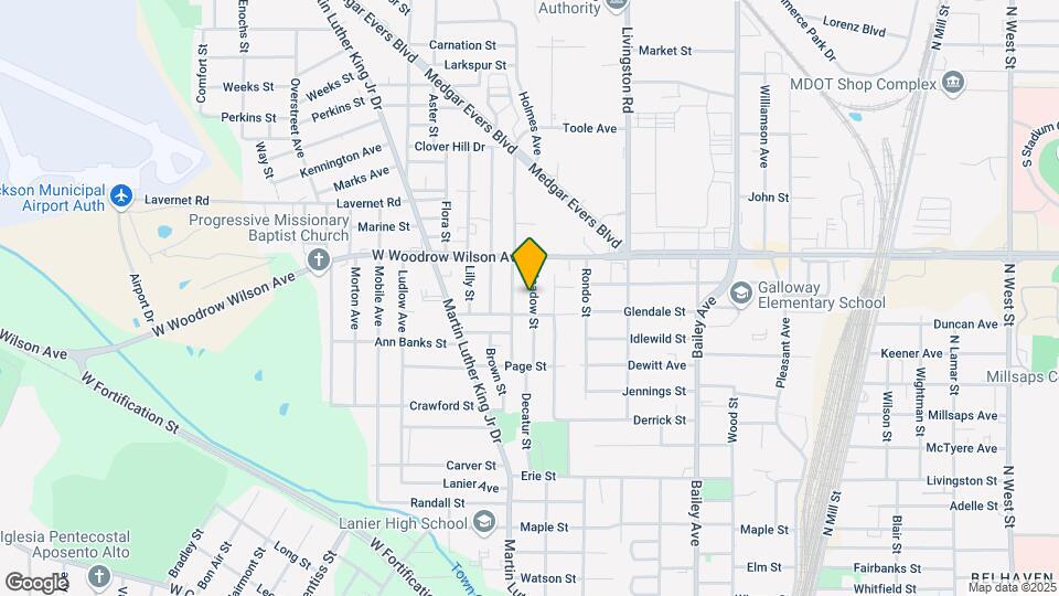 2615 Meadow St Map and Location Details