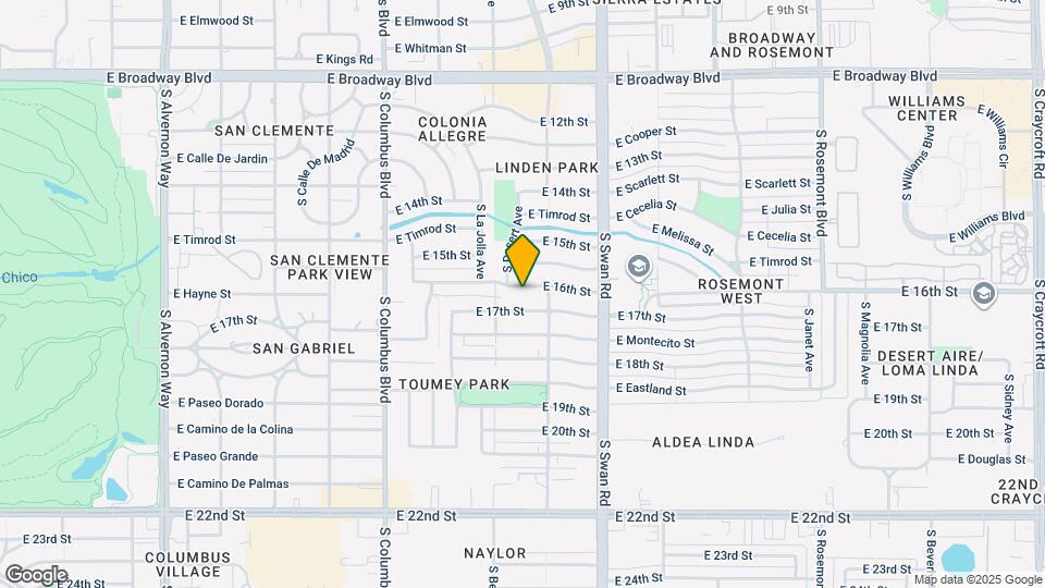 4532 E 16th St Map and Location Details