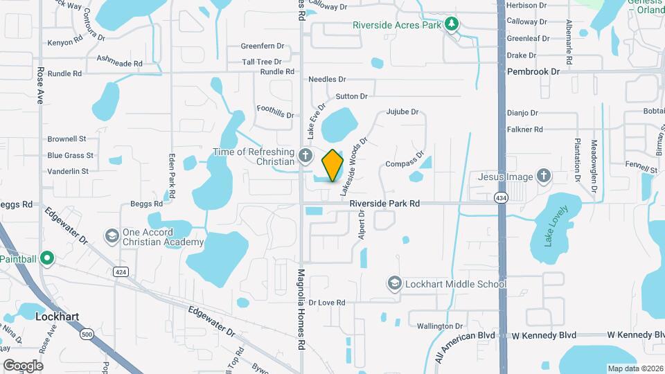 3717 Clubside Pointe Dr Map and Location Details