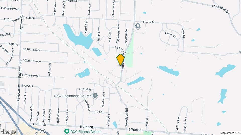 7018 Woodson Rd Map and Location Details