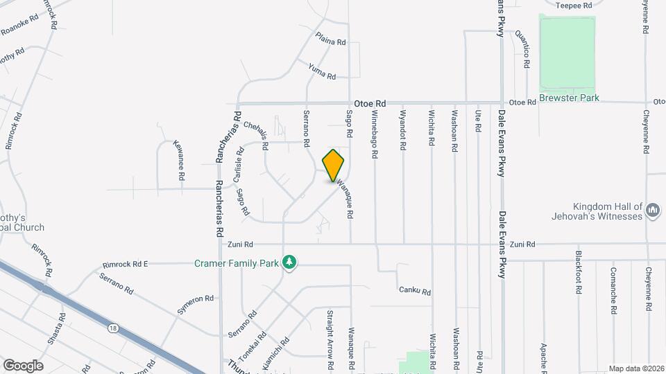 15866 Sago Rd Map and Location Details