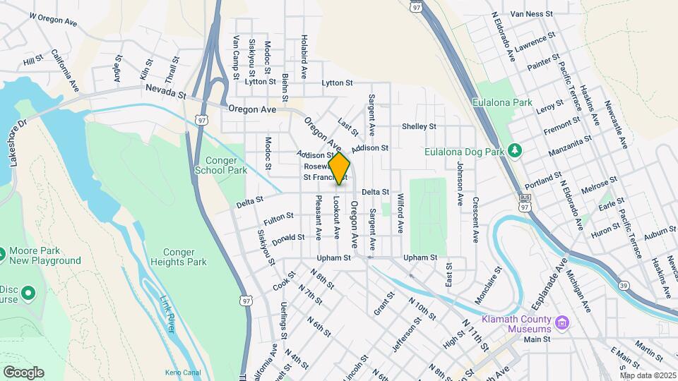 801 Delta St, Unit Basement Apartment Map and Location Details