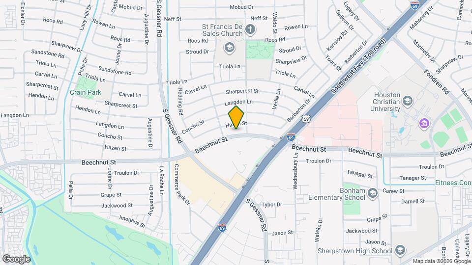 8314 Beechnut St Map and Location Details