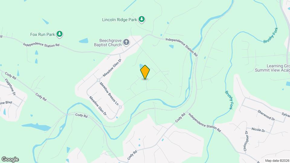 1389 Meadowrun Ln Map and Location Details