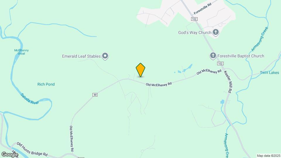 78 Old McElhaney Rd Map and Location Details