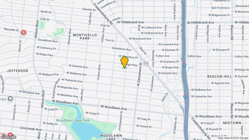 1807 W Summit Ave. Map and Location Details