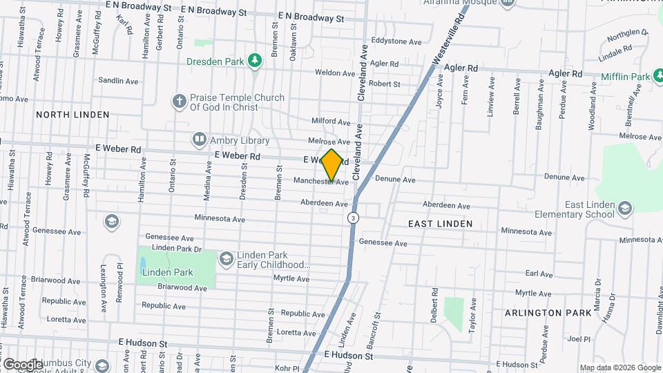 1681 Manchester Ave Map and Location Details