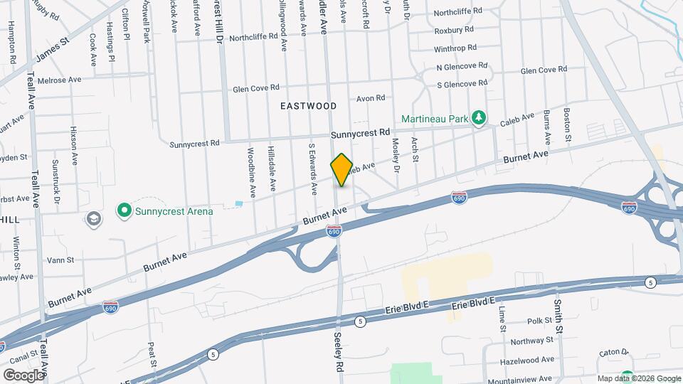 519 S Midler Ave Map and Location Details