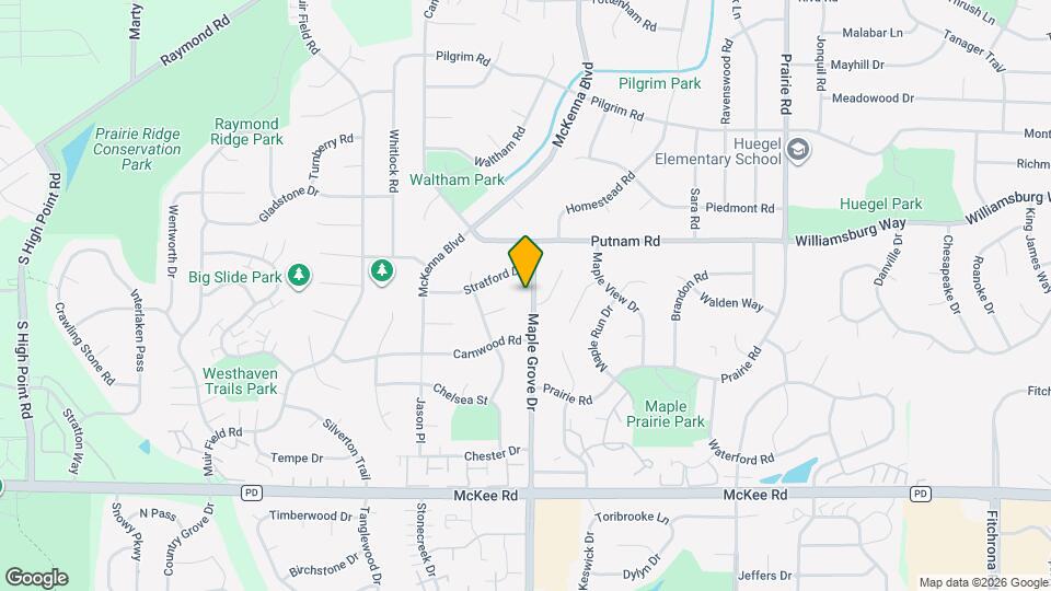 2914 Maple Grove Dr Map and Location Details