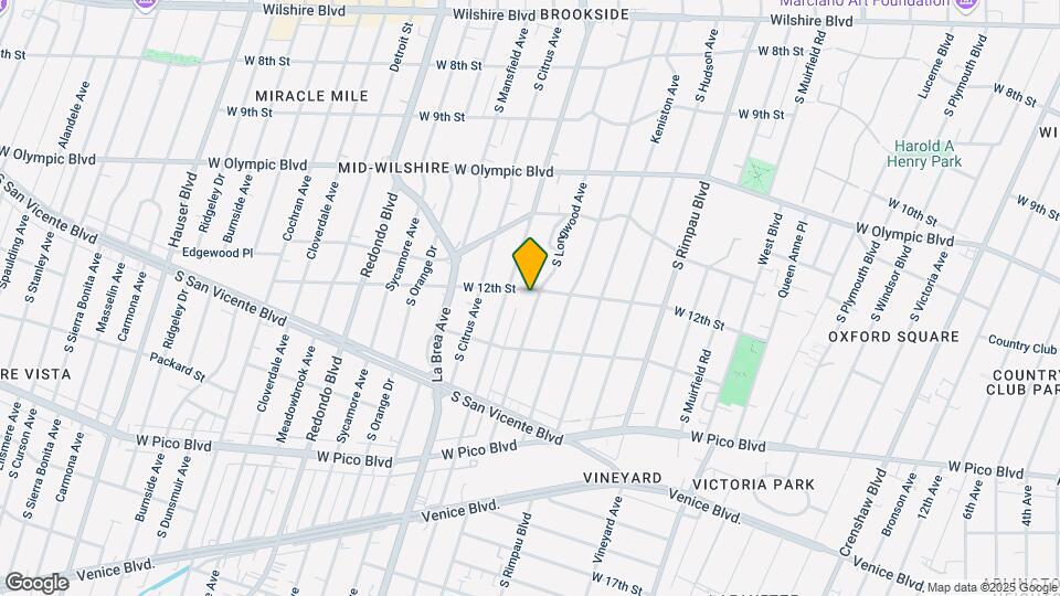 1209 S Longwood Ave Map and Location Details