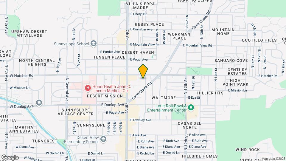 9230 N 8th St Map and Location Details