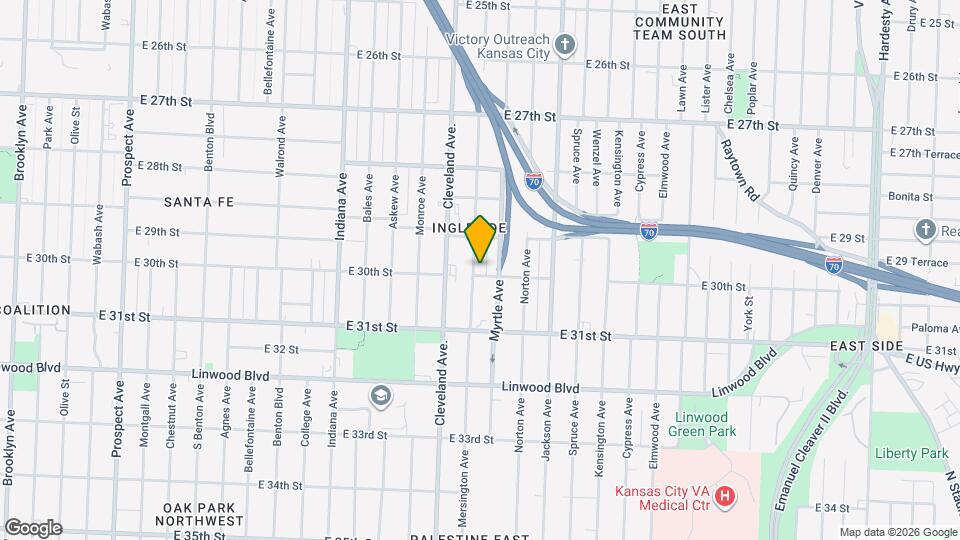 2929 Mersington Ave Map and Location Details