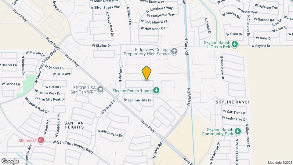 1977 W Vineyard Plains Dr Map and Location Details