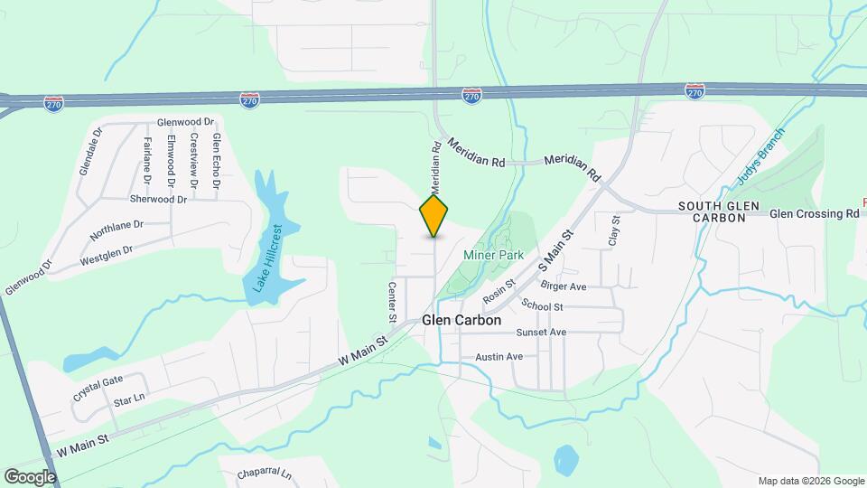 128 S Meridian Rd Map and Location Details