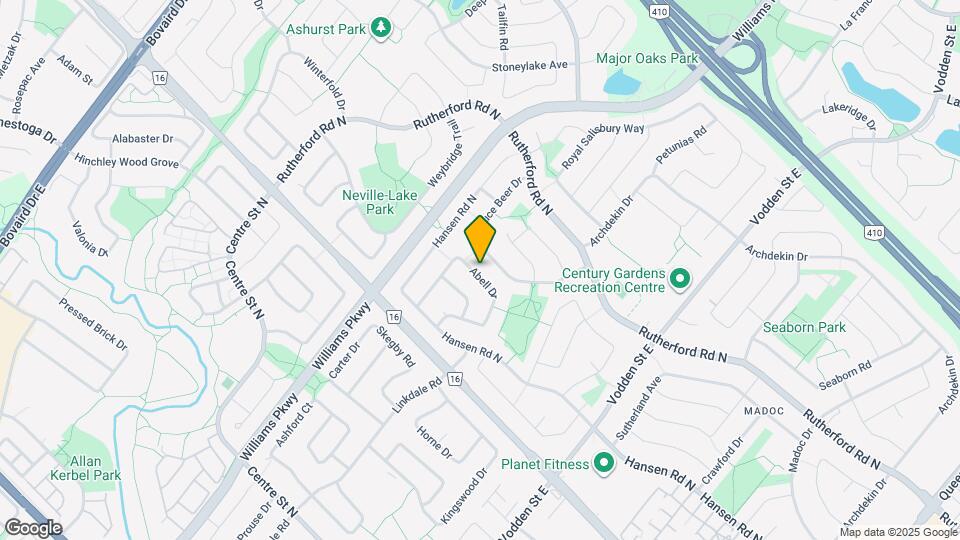 80 Abell Dr Map and Location Details