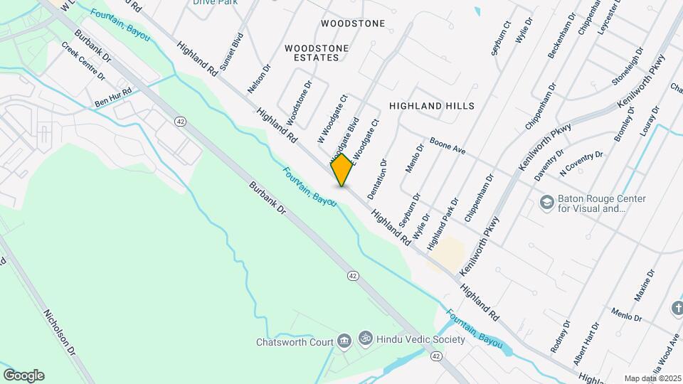 6920 Highland Rd Map and Location Details