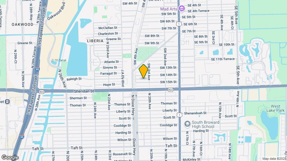 318 SW 15th St Map and Location Details
