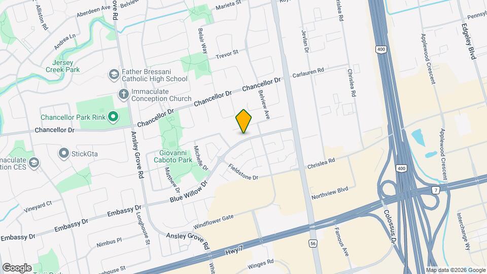 110 Blue Willow Dr Map and Location Details