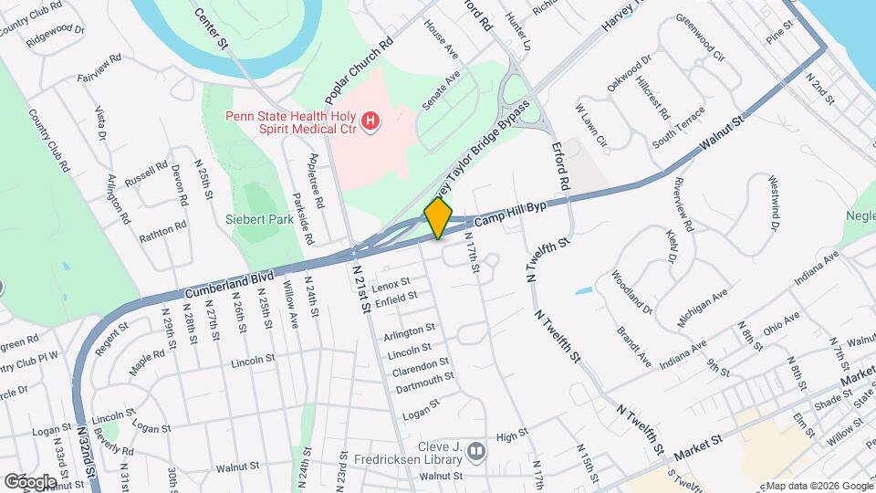 1722 Cornell Rd Map and Location Details