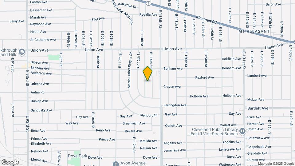 3625 E 113th St-Unit -B Map and Location Details