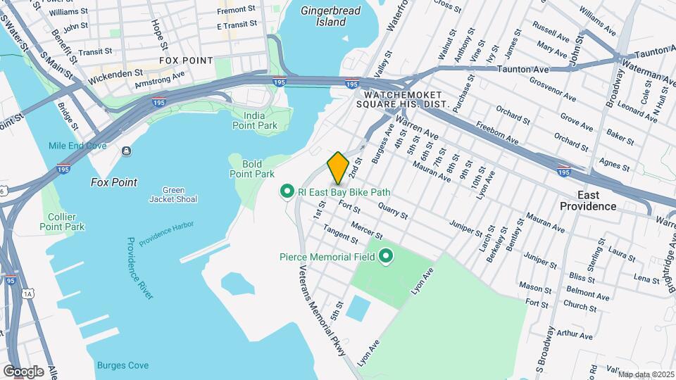 107 Second St Map and Location Details