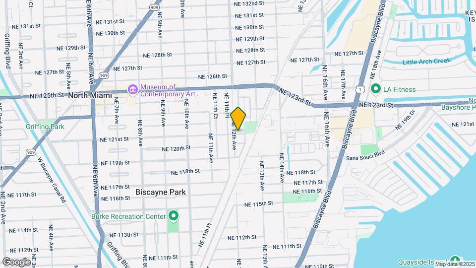 1212 NE 121st St Mapa y Detalles de la Ubicación