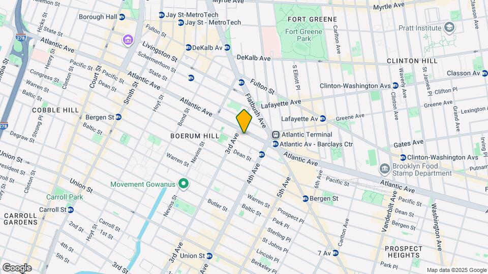 540 Atlantic Ave Map and Location Details