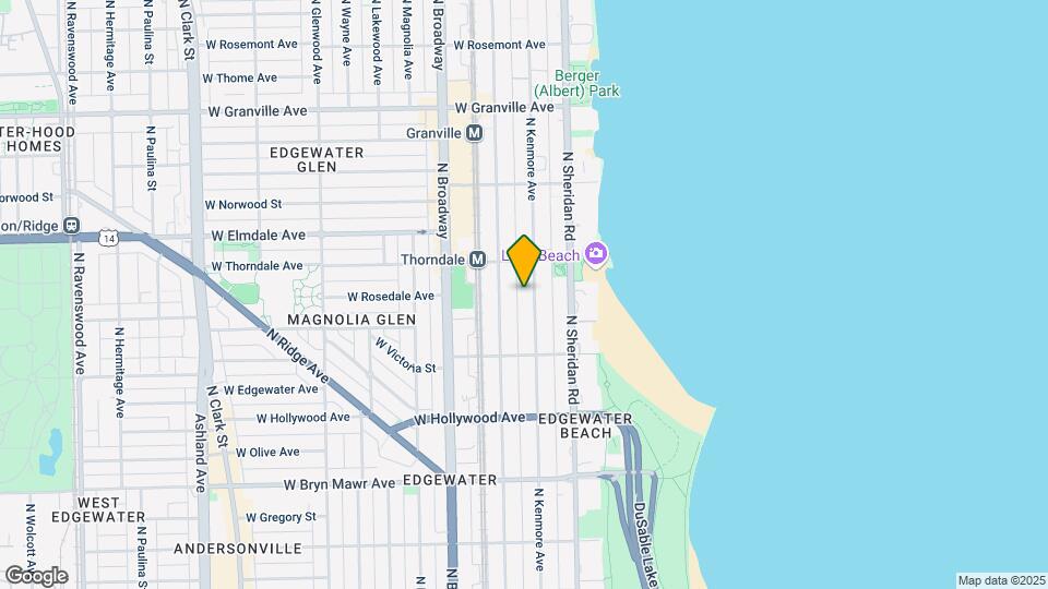 5860 N Kenmore Ave Mapa y Detalles de la Ubicación