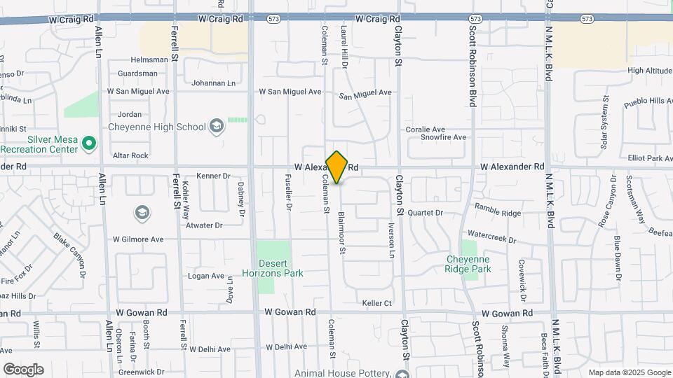 3921 Blairmoor St Map and Location Details