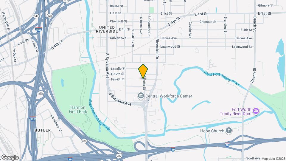 1008 S Retta St Map and Location Details