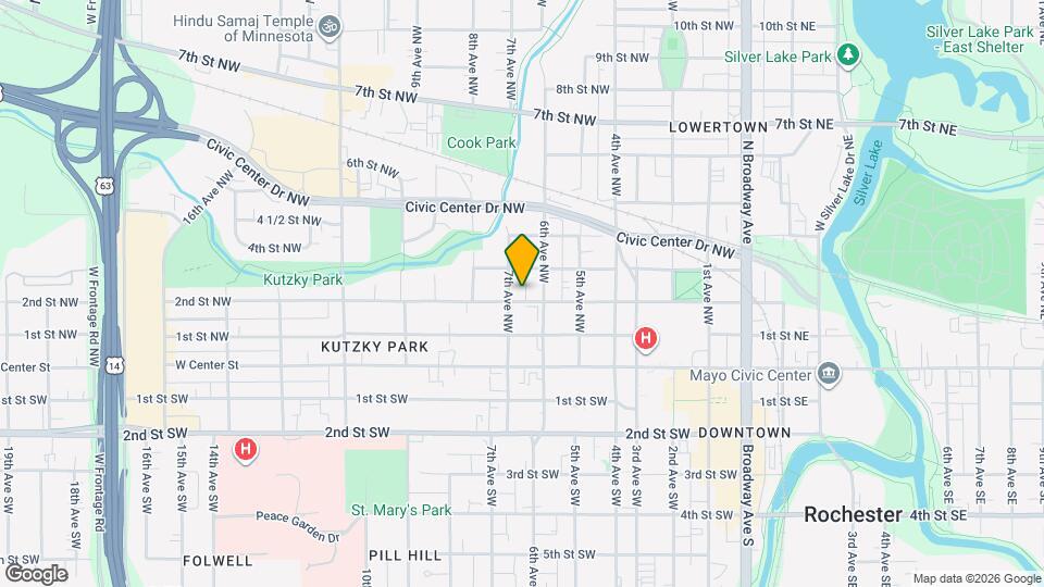 619 2nd St NW Map and Location Details